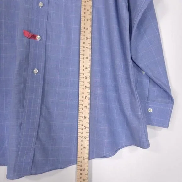 Brooks Brothers Men’s REGENT NON-IRON Cotton LS Plaid Shirt 17 1/2 - 4/5 - Picture 6 of 10